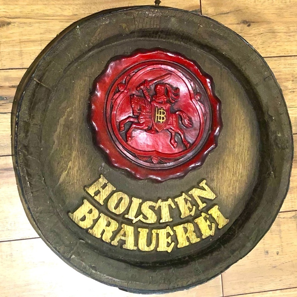 Holsten Brauerei Beer Sign Very Rare vintage bar sign